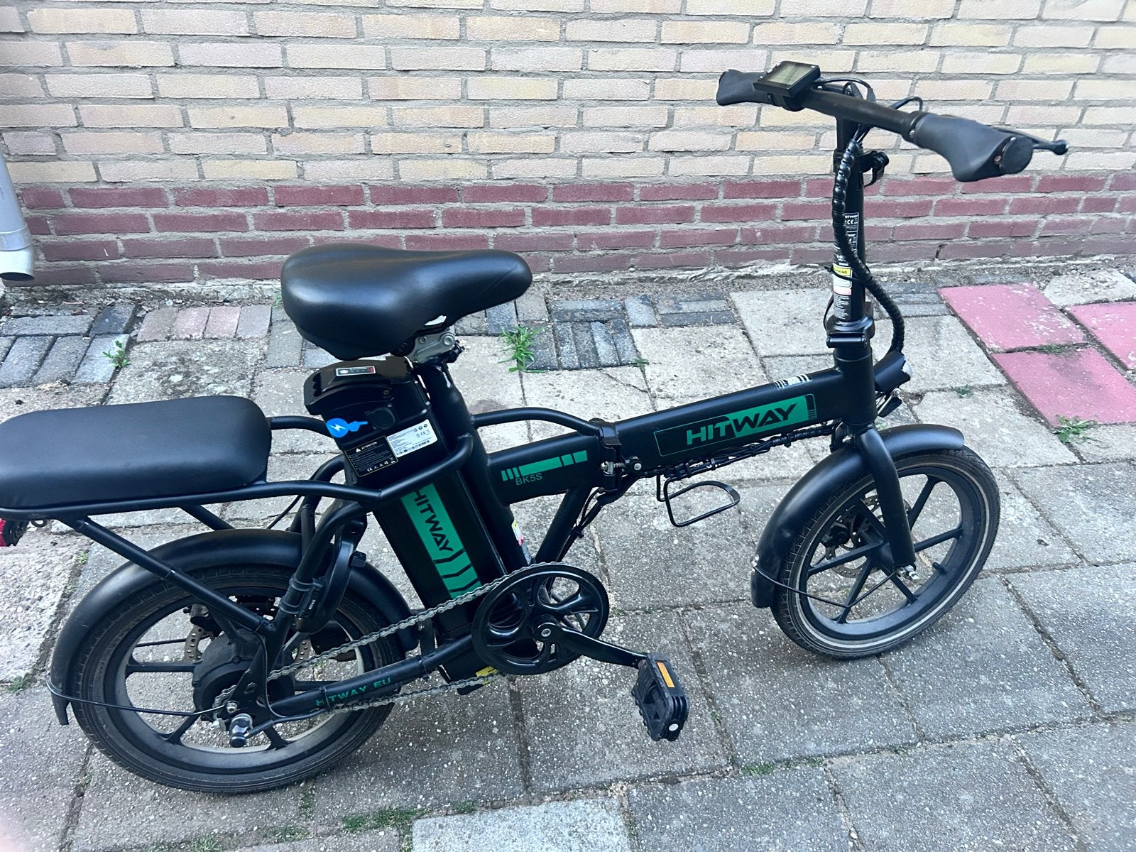 HITWAY BK5S Elektrische Vouwfiets, Zo goed als nieuw, 51 tot 55 cm, 30 tot 50 km per accu, Ophalen