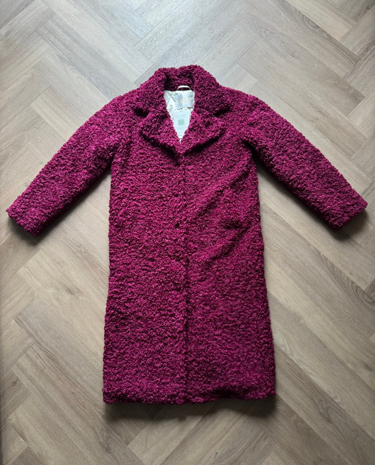 Nieuw Fabienne Chapot Nicole Coat teddy maat 36, Ophalen of Verzenden, Nieuw, Maat 36 (S), Roze