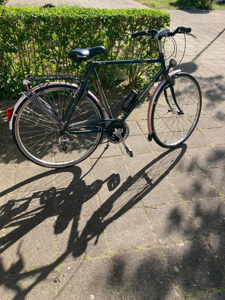 Fiets, Fietsen en Brommers, Fietsen | Dames | Damesfietsen, Ophalen, Gebruikt, Velgrem, Versnellingen