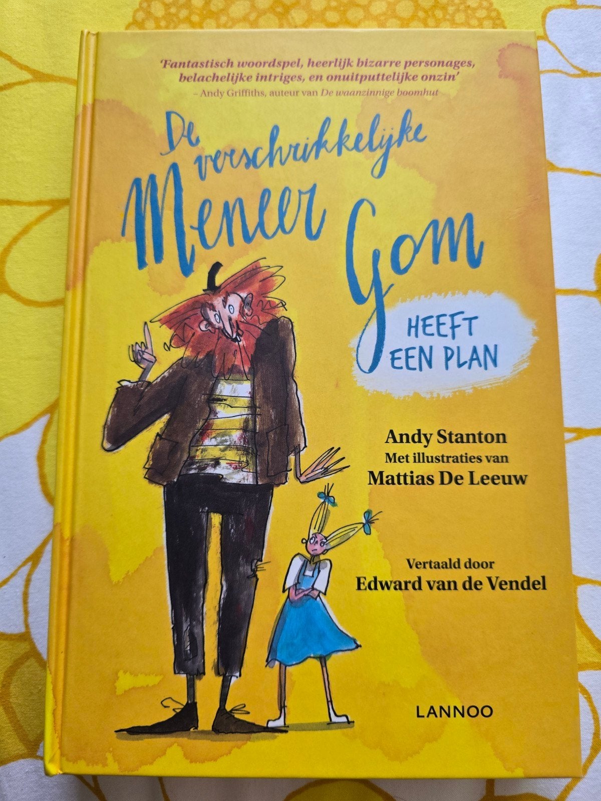 De Verschrikkelijke Meneer Gom heeft een plan - Andy Stanton, Boeken, Ophalen of Verzenden, Zo goed als nieuw, Andy Stanton, Fictie