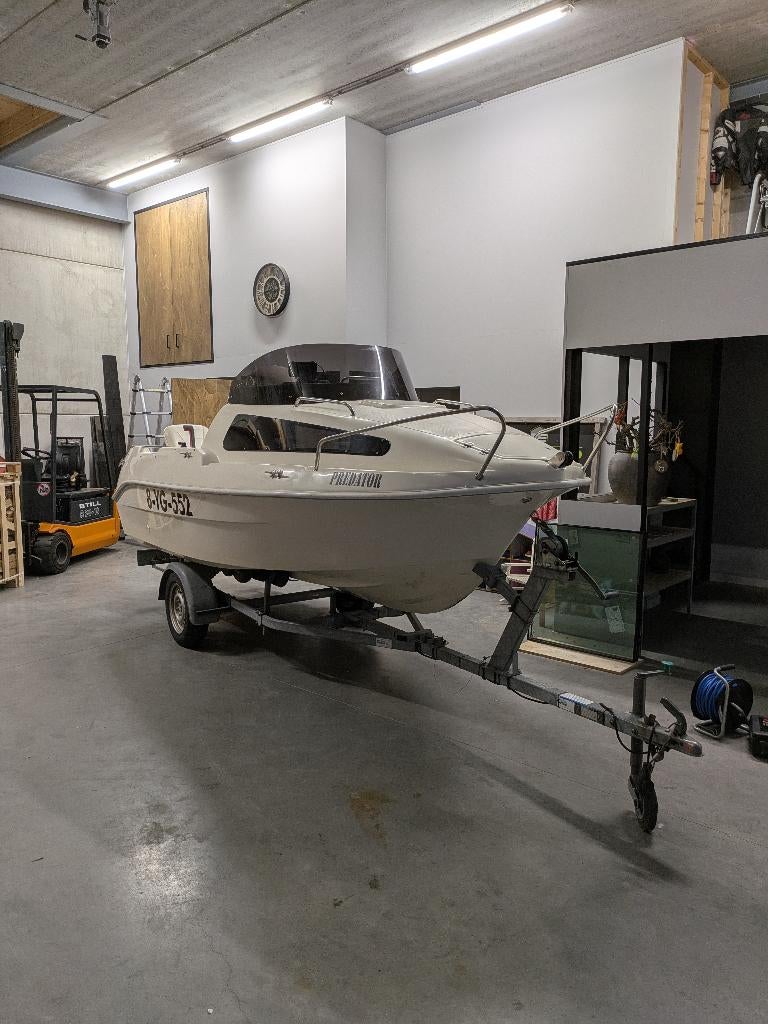 Snelle kajuitboot Verano 440 cabine 2016 Yamaha 40 pk 4takt, Ophalen, Gebruikt