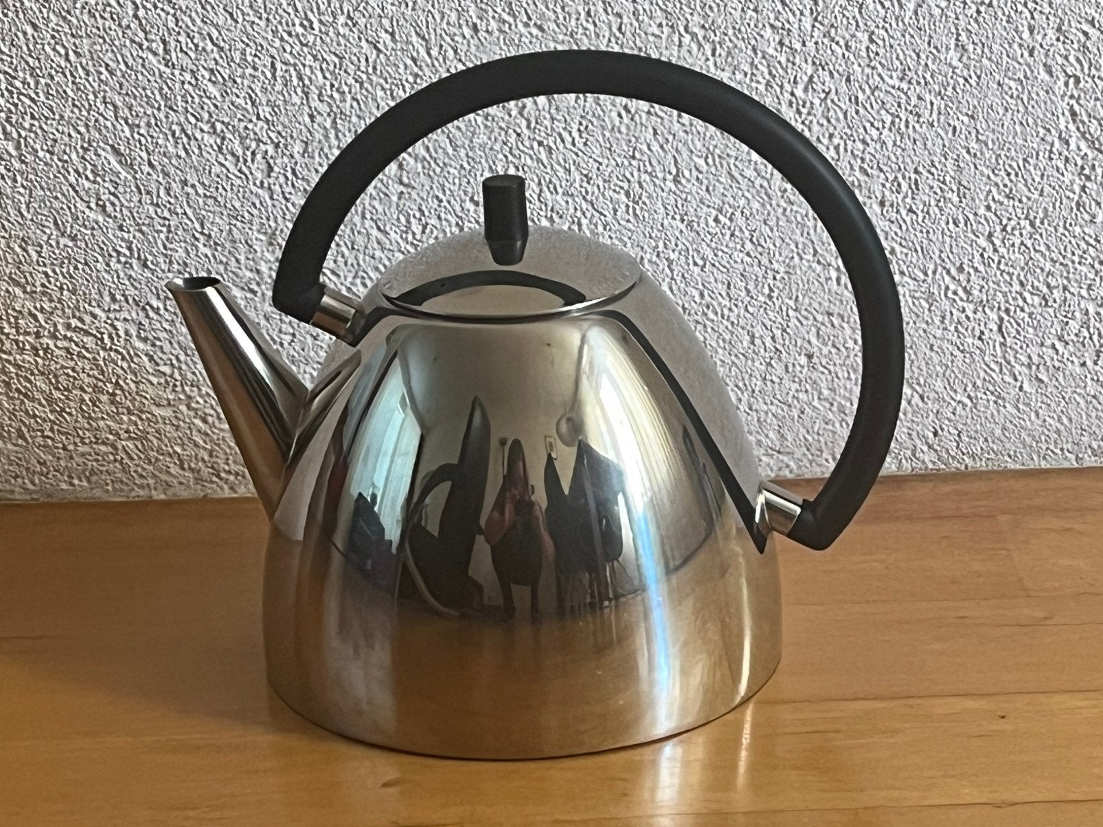Z.G.A.N: Bredemeijer design RVS dubbelewandige theepot, Antiek en Kunst, Ophalen of Verzenden