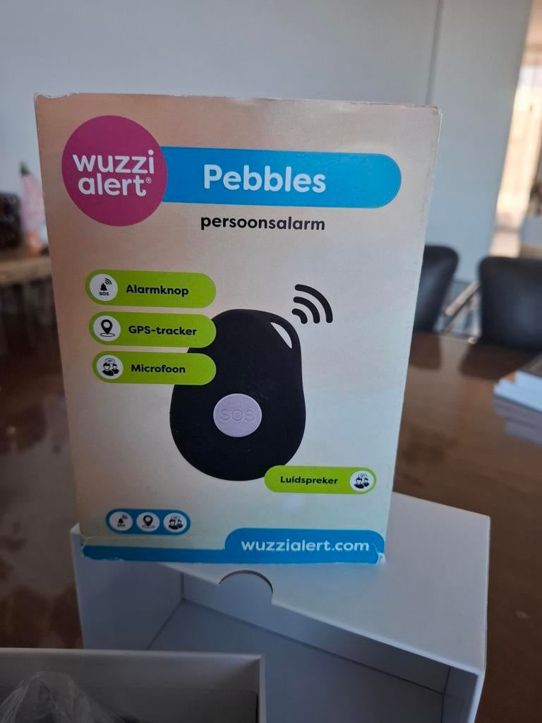 Wuzzi alert Pebbles persoonsalarmering zgn, Ophalen of Verzenden, Zo goed als nieuw, Detector, Sensor of Melder, Overige soorten