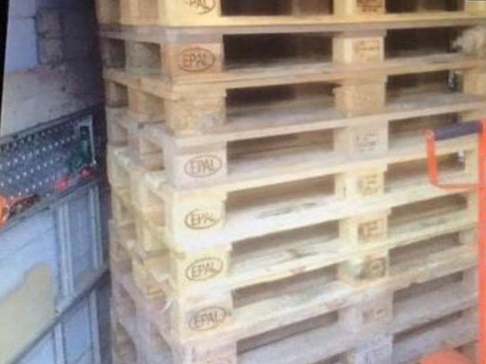 Euro pallets 6/7 stuks noog, Doe-het-zelf en Verbouw, Hout en Planken, Ophalen of Verzenden, Zo goed als nieuw