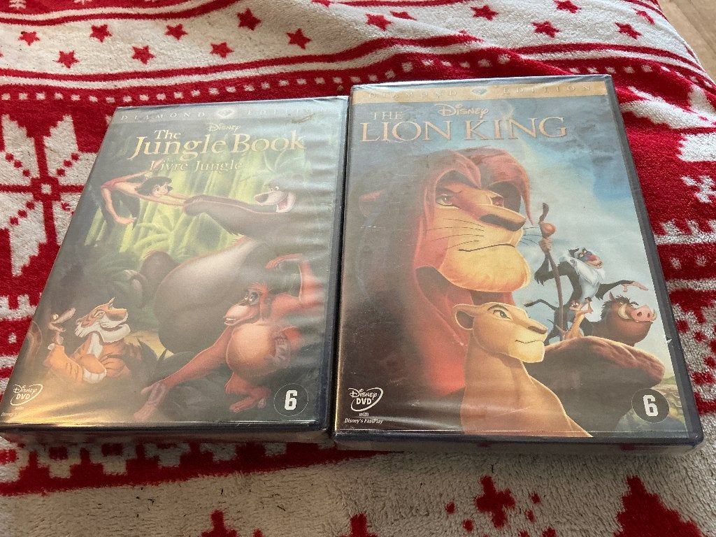 Disney DVD Collectie: oa Junglebook en Sneeuwwitje NIEUW, Nederlands, Ophalen of Verzenden, Vanaf 6 jaar, Familie
