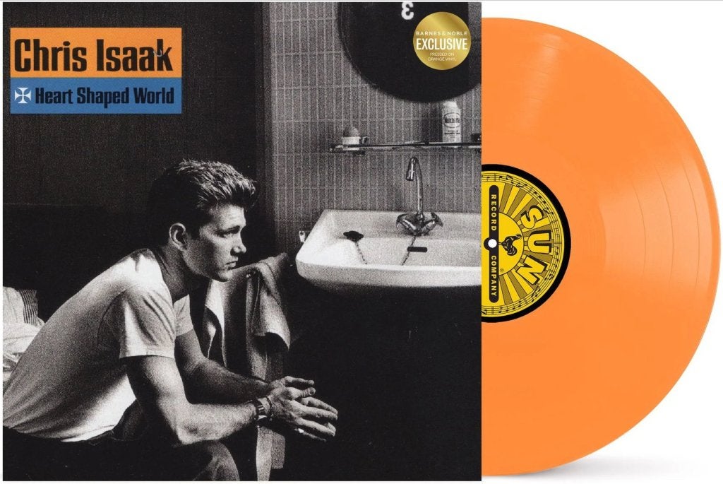 Vinyl LP Chris Isaak Heart Shaped World ORANGE CRUSH NIEUW, LP, Colored vinyl, Pop, Ophalen of Verzenden