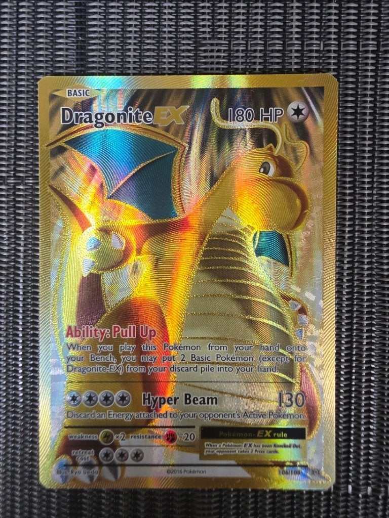 Dragonite EX 106/108 - Evolutions - Near Mint, Hobby en Vrije tijd, Verzamelkaartspellen | Pokémon, Ophalen of Verzenden, Zo goed als nieuw