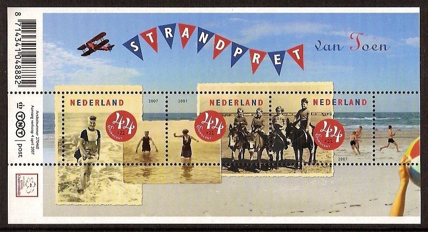 Nederland NVPH nr 2497 postfris Strandpret 2007, Postzegels en Munten, Postzegels | Nederland, Ophalen of Verzenden, Na 1940, Postfris