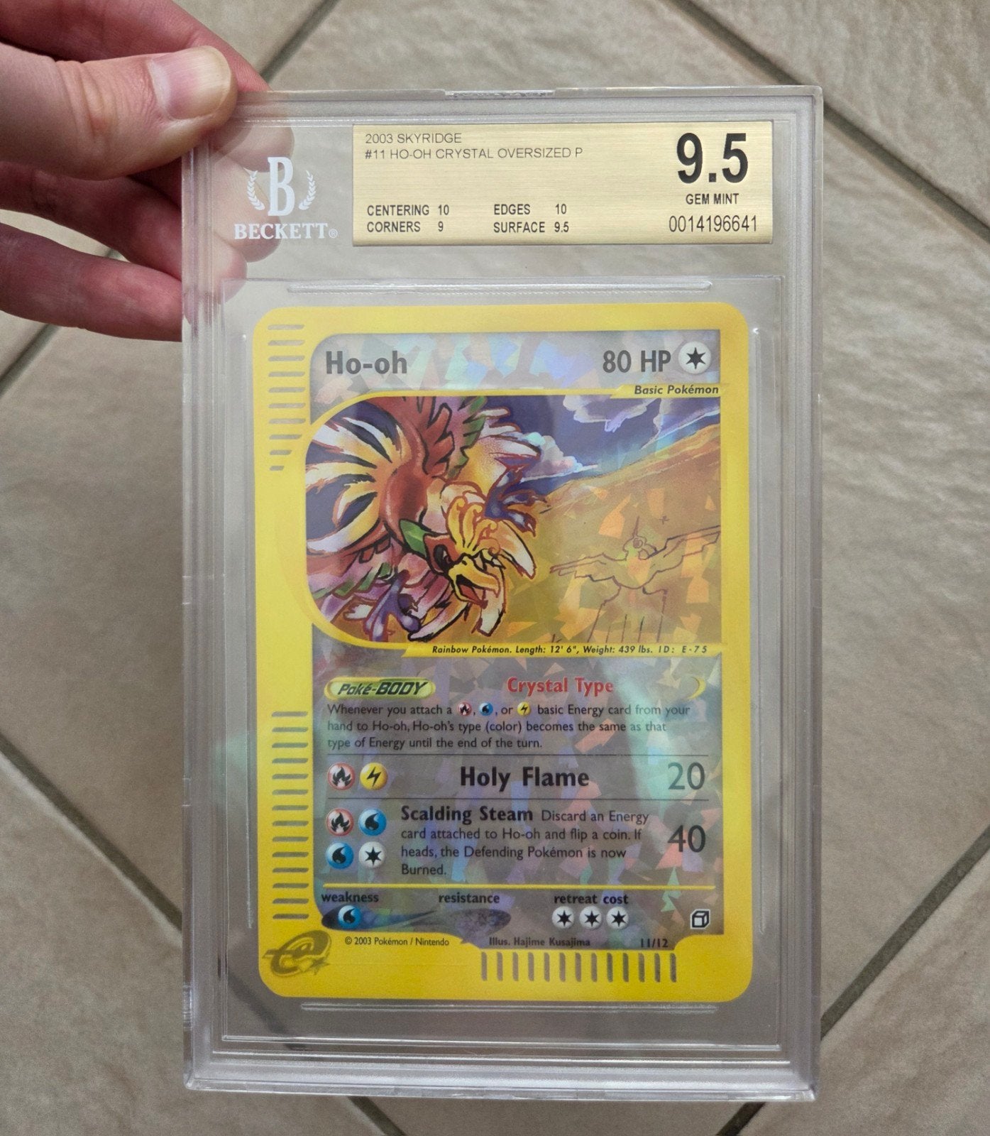 Pokemon Charizard Base 2 BGS 8 & Ho-Oh Skyridge BGS 9.5, Hobby en Vrije tijd, Verzamelkaartspellen | Pokémon, Ophalen of Verzenden