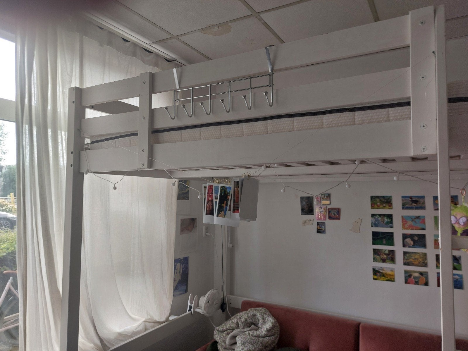 Hoogslaper Ikea Stora 200X140, Huis en Inrichting, Ophalen, Tweepersoons, 140 cm, Hoogslaper
