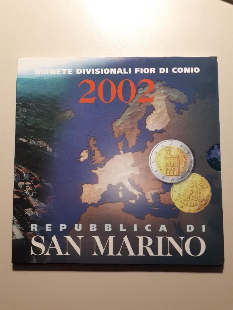 San Marino 2002: BU-set (blister), Verzenden, San Marino