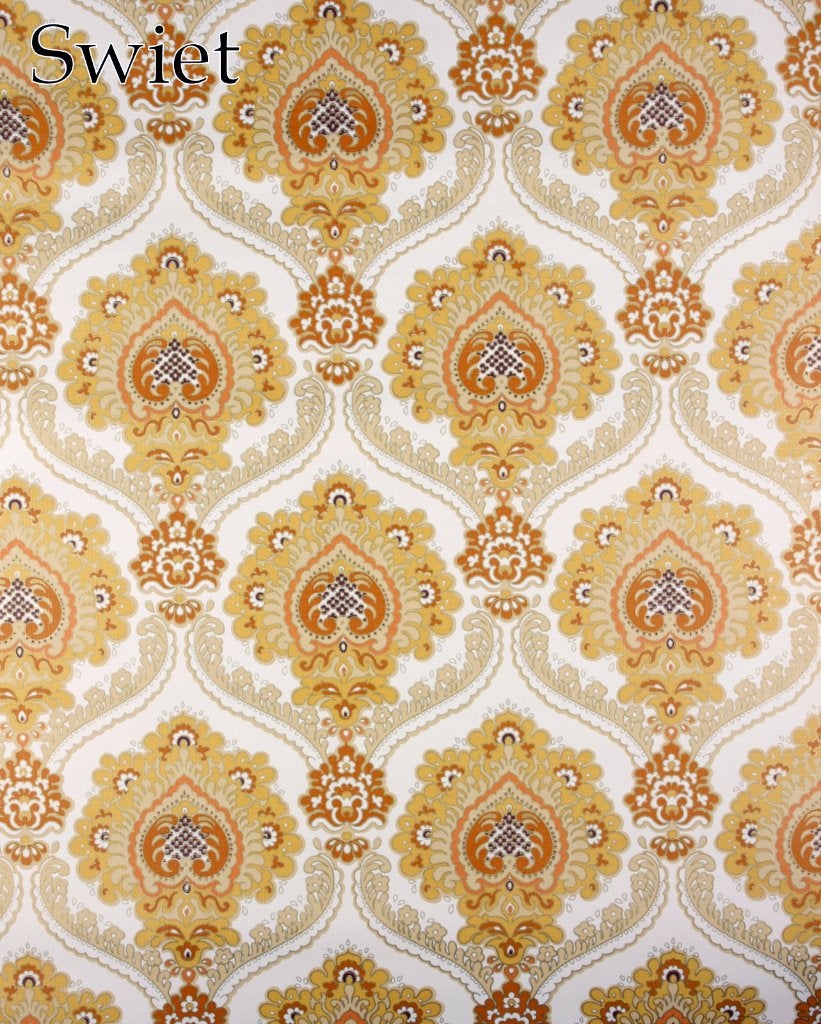 6650 barok vintage behang goud terra crème seventies swiet, Ophalen of Verzenden