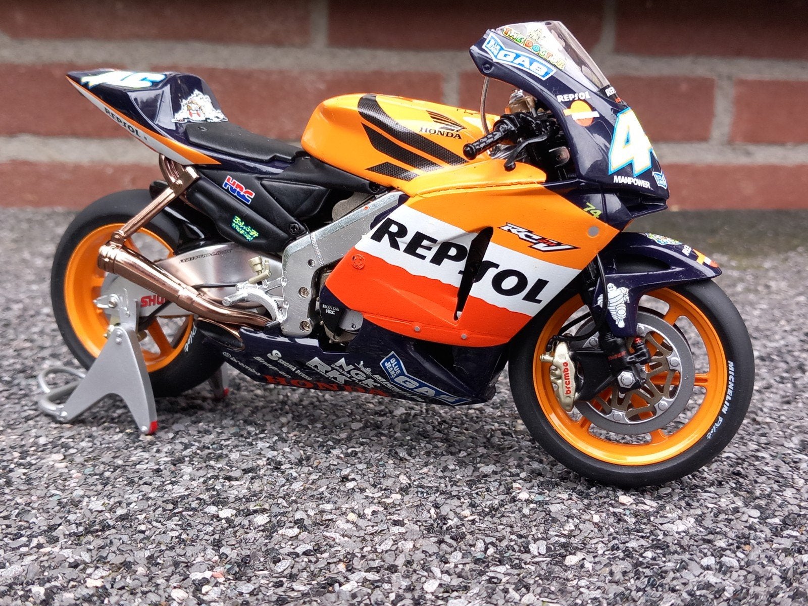 Honda RC211V #46 Valentino Rossi 2003 1/12, Hobby en Vrije tijd, Modelauto's | 1:5 tot 1:12, Ophalen of Verzenden, Nieuw, 1:9 t/m 1:12