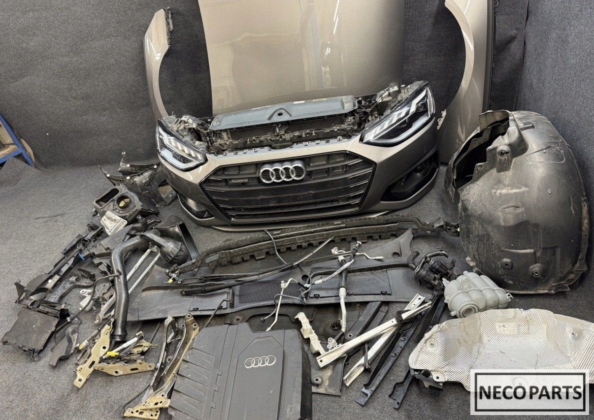 AUDI A4 B9 FACELIFT VOORKOP  LX7H COMPLEET ALLES LEVERBAAR!!, Auto-onderdelen, Gebruikt, -, -, Bumper