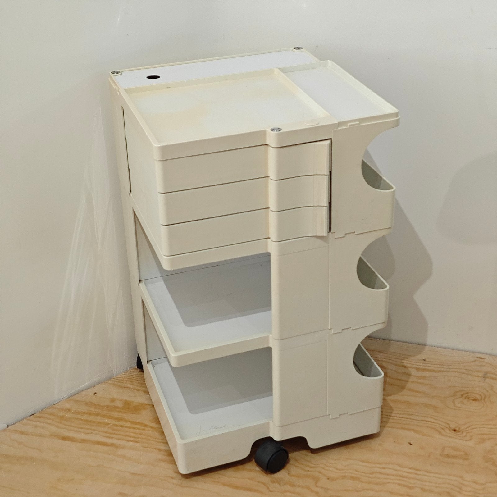 Vintage Joe Colombo trolley, Ophalen, Gebruikt, 5 laden of meer, Onbekend
