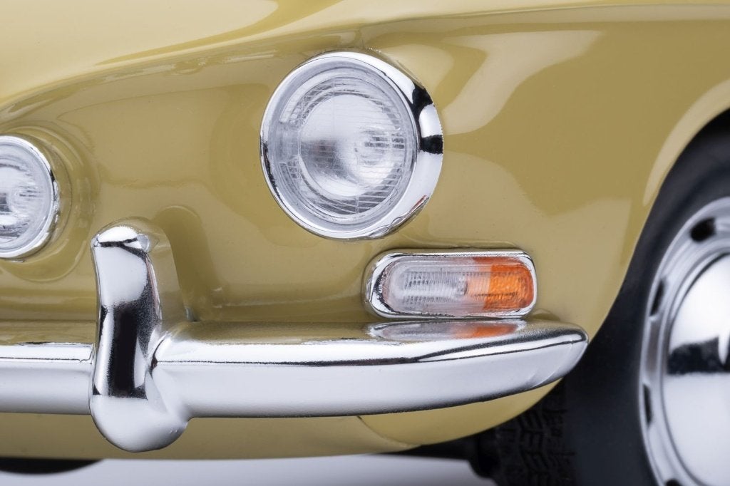 VW KARMANN GHIA 1500 1961 GEEL/BEIGE  1:18, Auto, Norev, Ophalen of Verzenden, Norev.com