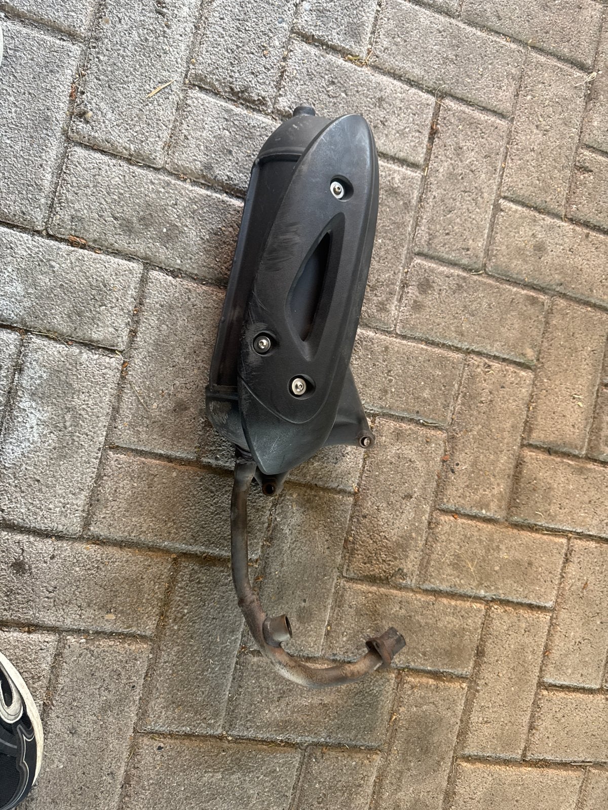 Scooter uitlaat 4-takt met lambdasonde gat - Top conditie!, Ophalen, Gebruikt, Uitlaat, Overige merken