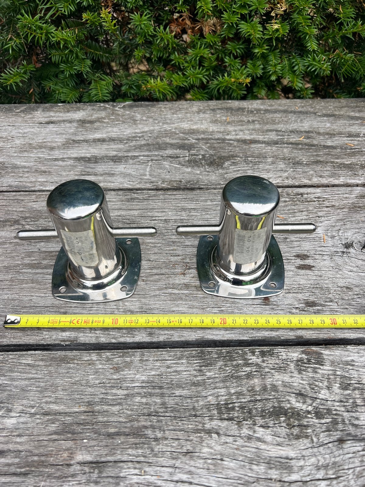 Set RVS 316 zware kwaliteit bolders, Watersport en Boten, Accessoires en Onderhoud, Gebruikt, Overige typen, Ophalen of Verzenden