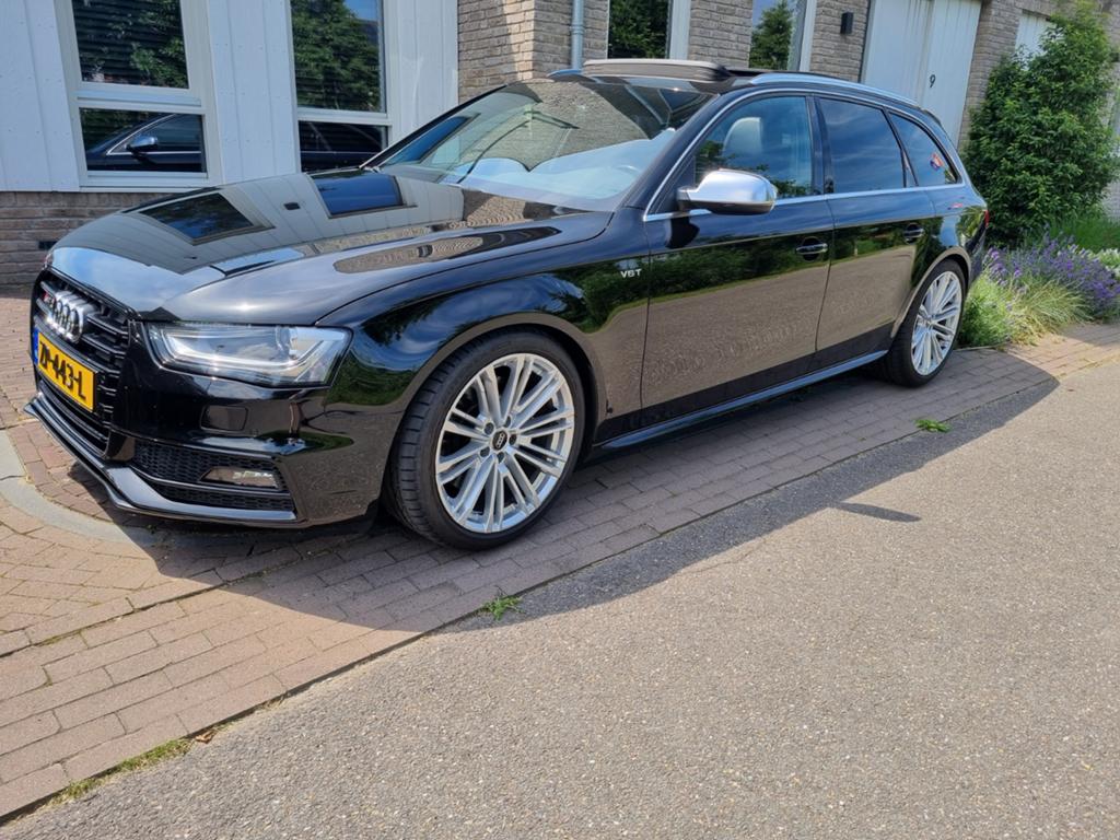 Audi S4 3.0 Tfsi 410pk Avant Quattro AUT 2014 Zwart, Zwart, 2995 cc, Skiluik, Zwart