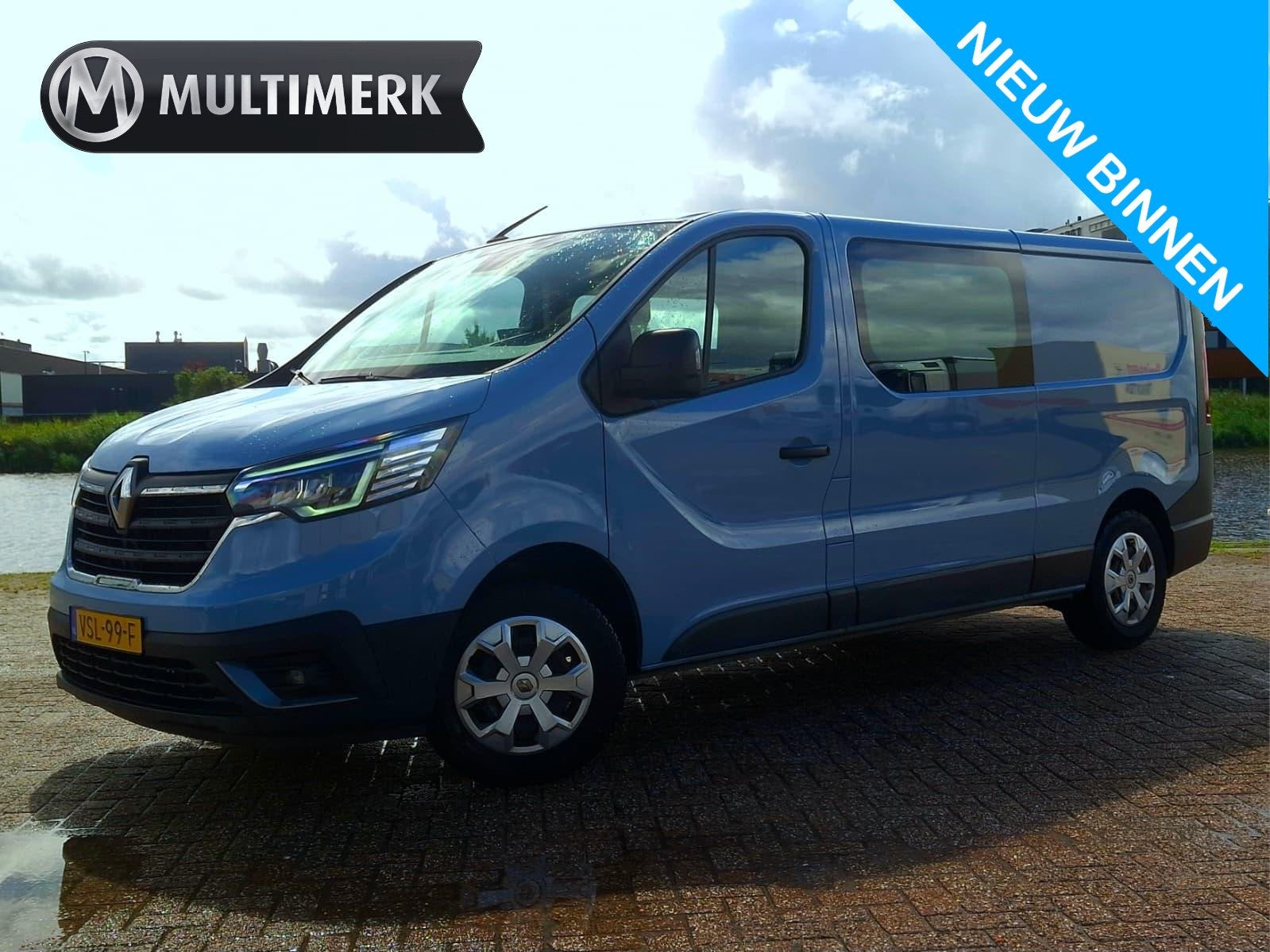 Renault Trafic 2.0 dCi L2H1 DC | Led | Unieke Kleur | Stuur, Voorwielaandrijving, Stof, Gebruikt, 4 cilinders