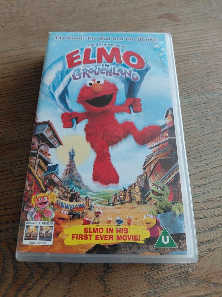 The Adventures of Elmo in Grouchland video. Engelse taal., Cd's en Dvd's, Gebruikt, Alle leeftijden, Kinderprogramma's en -films
