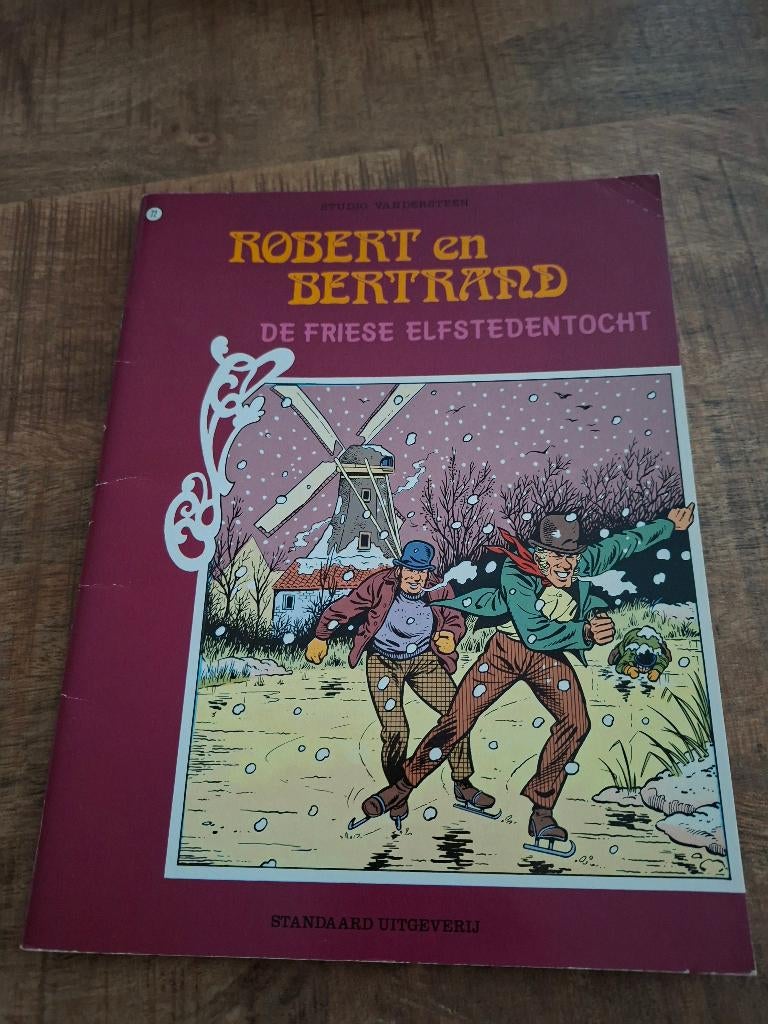 Robert en Bertrand 72 – De Friese Elfstedentocht, Eén stripboek, Ophalen of Verzenden, Zo goed als nieuw