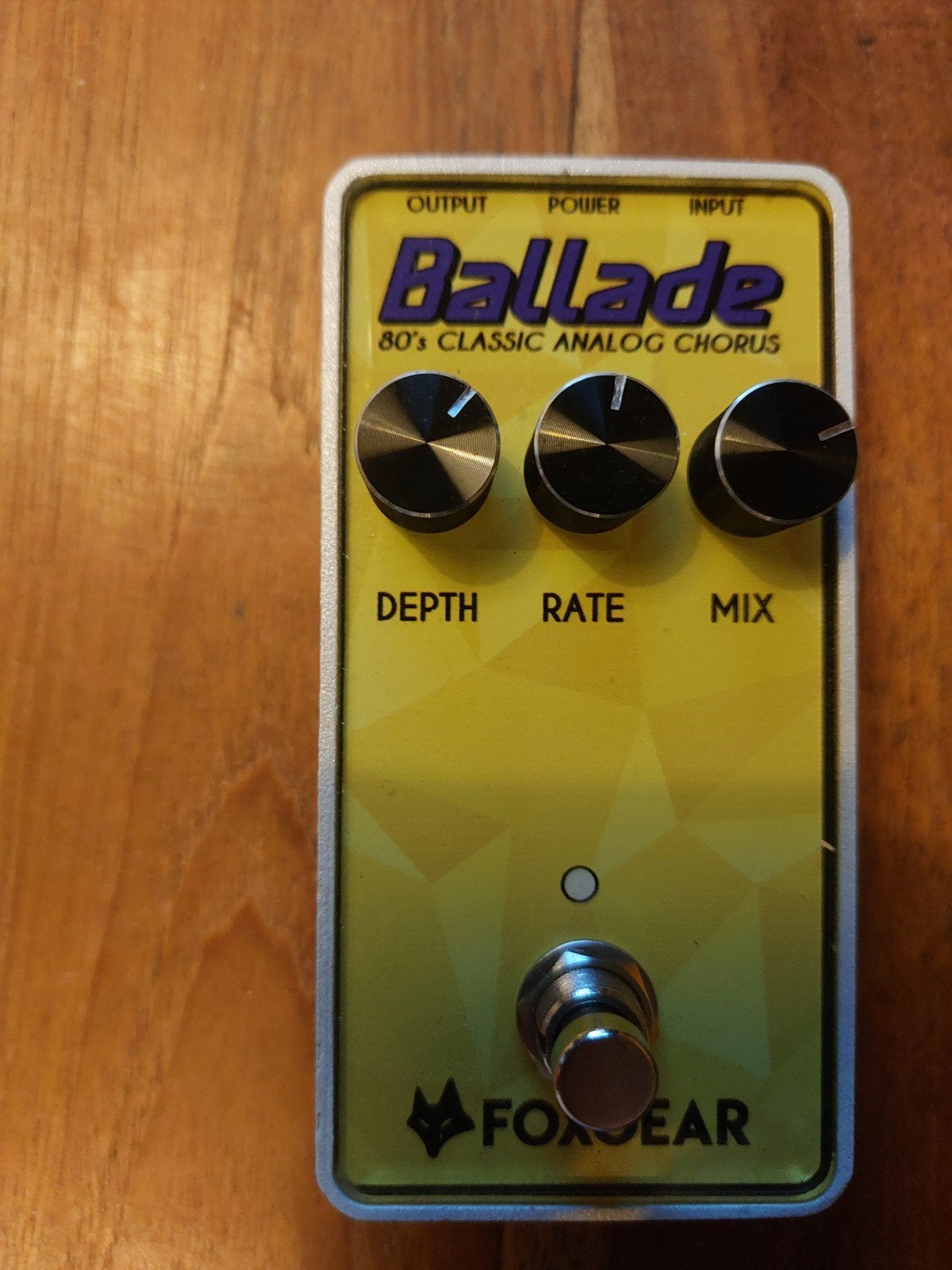 Foxgear Ballade 80's Classic Analog Chorus Pedaal, Ophalen of Verzenden, Zo goed als nieuw, Chorus