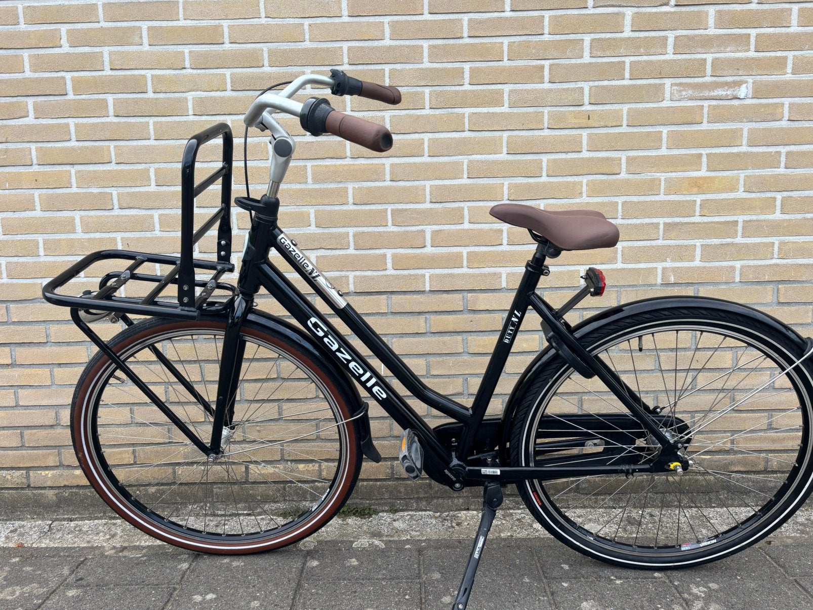 Gazelle dames fiets 54 cm, Fietsen en Brommers, Fietsen | Dames | Damesfietsen, Ophalen, Terugtraprem, 53 tot 56 cm, Versnellingen