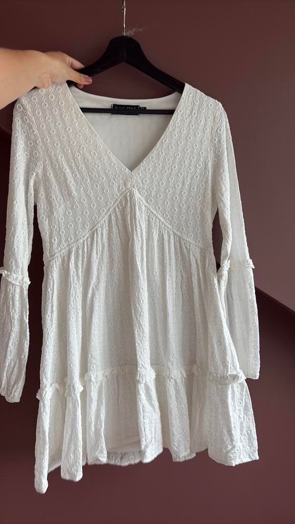 Witte kanten jurk maat S (36) van In The Style, Kleding | Dames, Ophalen, Wit, Zo goed als nieuw, Maat 36 (S)