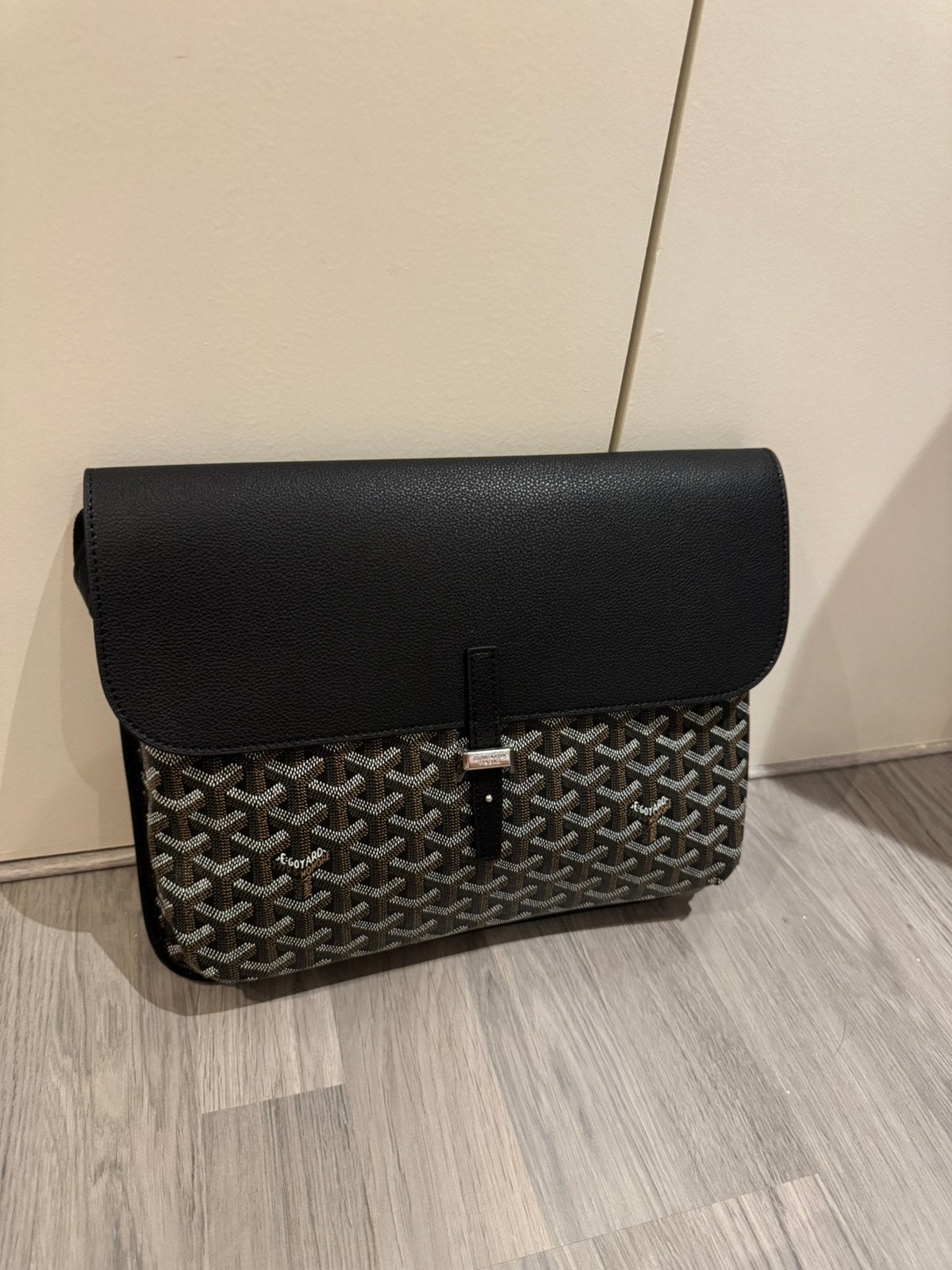 Goyard Coursier Messenger Bag Black, Ophalen, Nieuw, Zwart