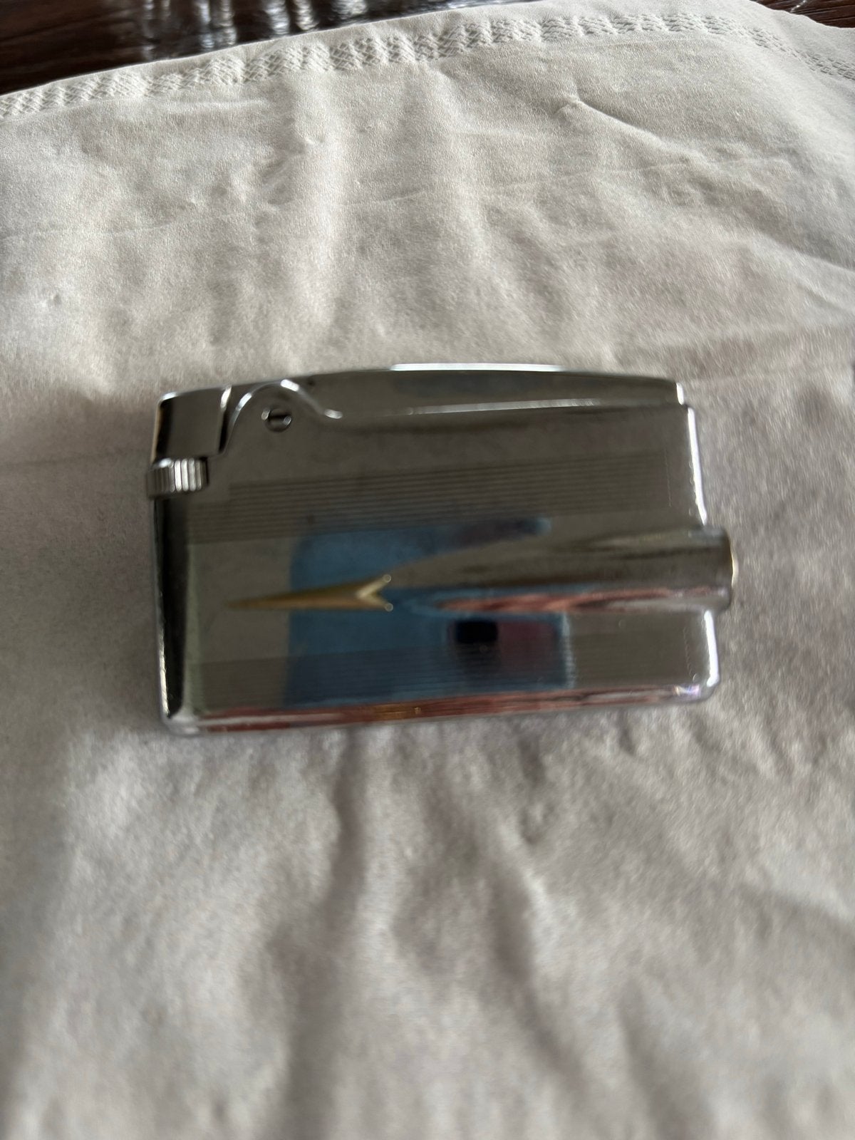 Vintage Ronson aansteker - Chroom, Verzamelen, Ophalen of Verzenden, Gebruikt, Aansteker