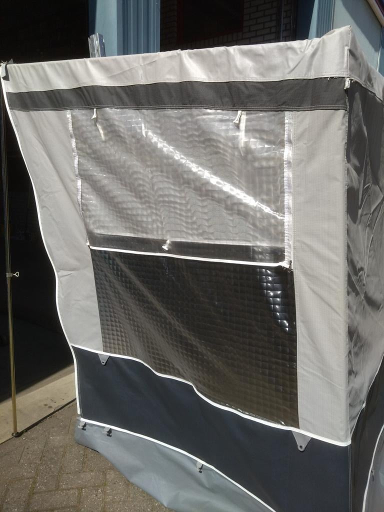 Dorema uitbouw slaapcabine met pees  200x130 antraciet, Ophalen, Zo goed als nieuw