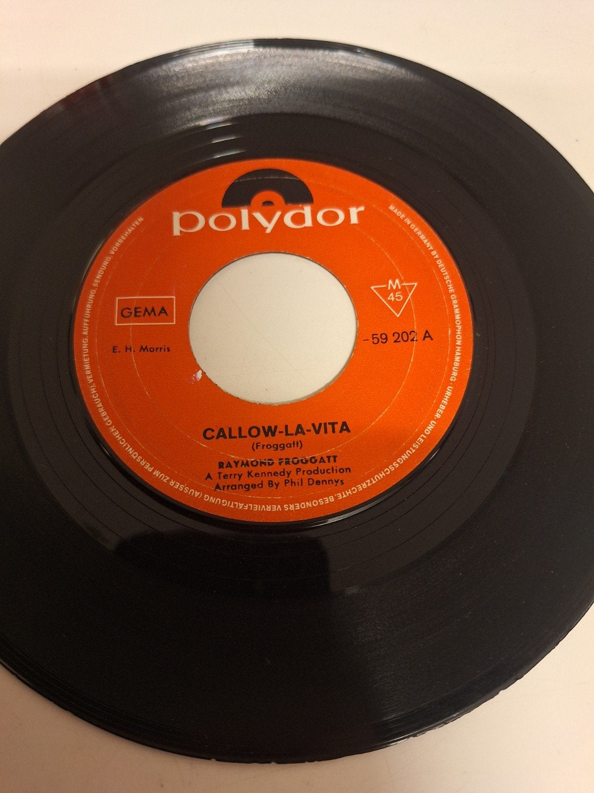 Raymond Froggatt - Callow La Vita, 1968., Verzenden, 7 inch, Pop