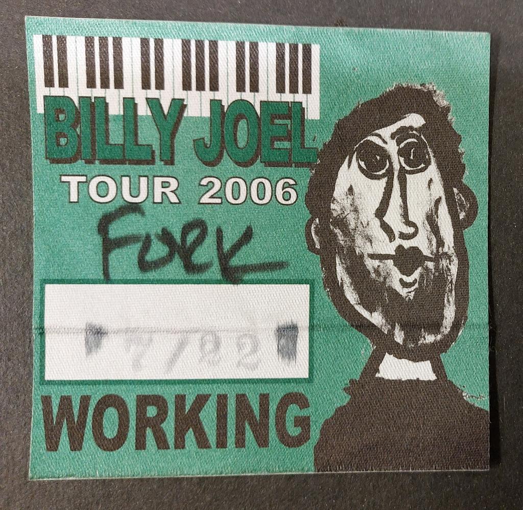 Billy Joel BACKSTAGE PASS Rotterdam 22 juli 2006, Verzamelen, Gebruikt, Verzenden, Billy Joel, NvT