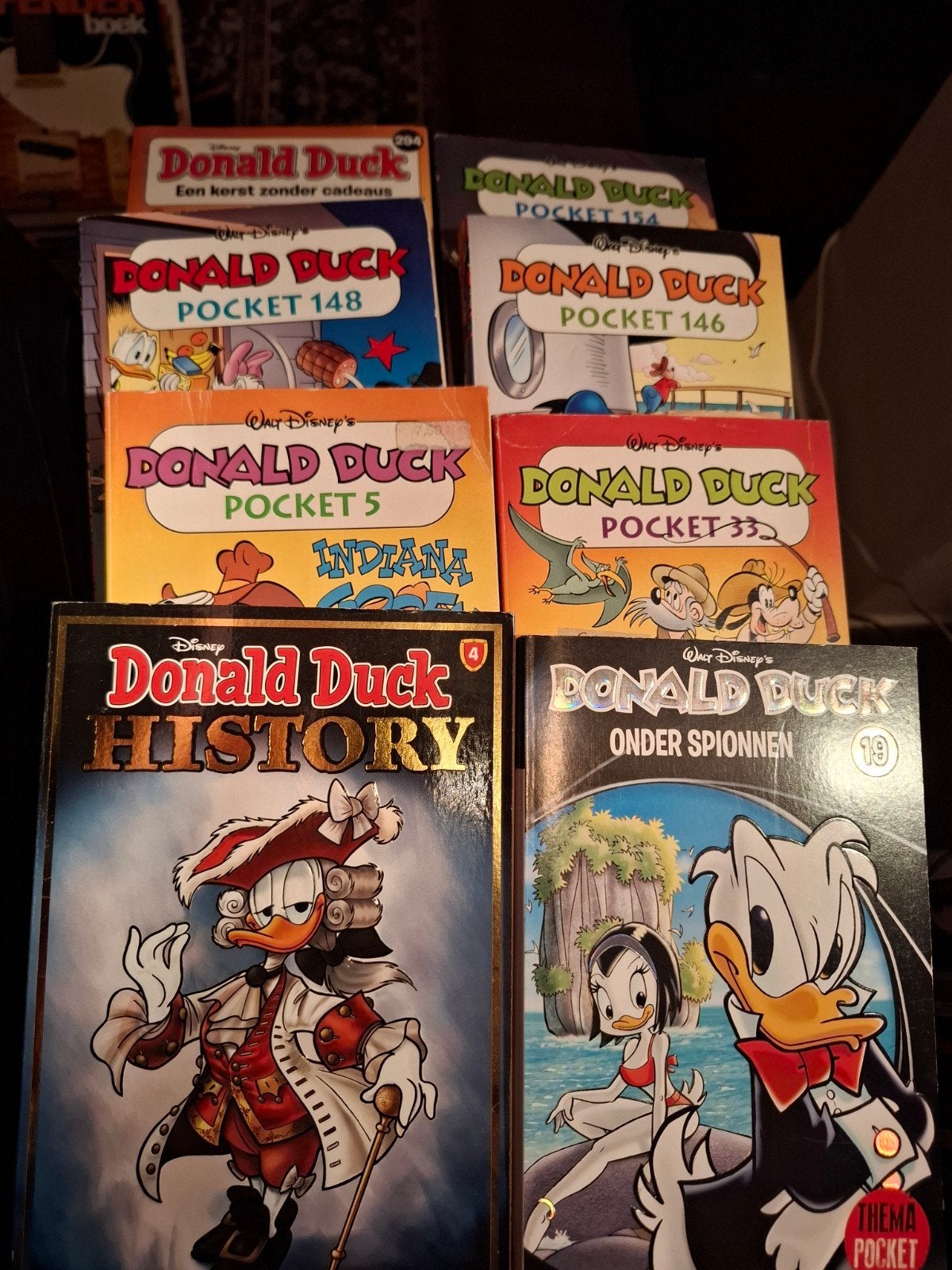 Donald Duck Pocket en History collectie, Boeken, Stripboeken, Meerdere stripboeken, Verzenden, Gelezen