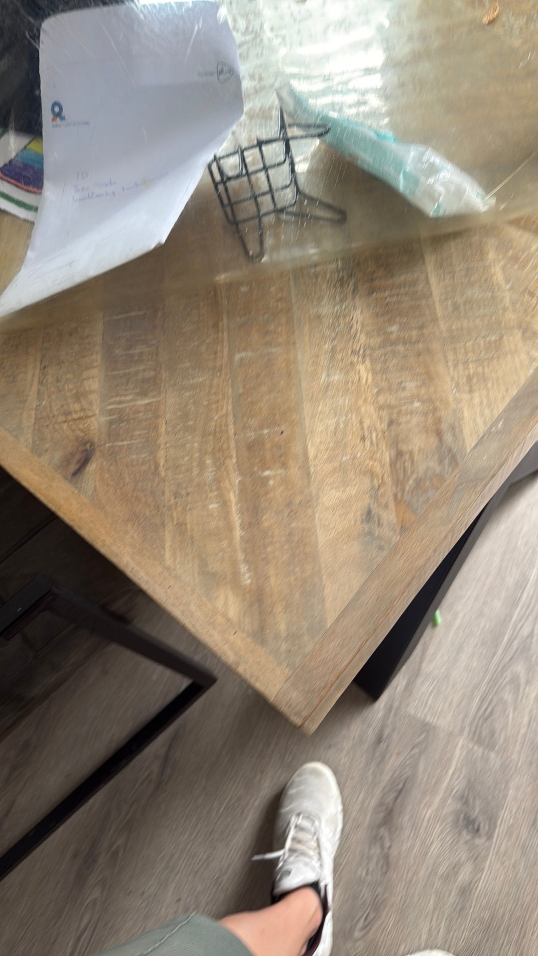 Monaco visgraat 180x90, Ophalen of Verzenden, Zo goed als nieuw, Laminaat
