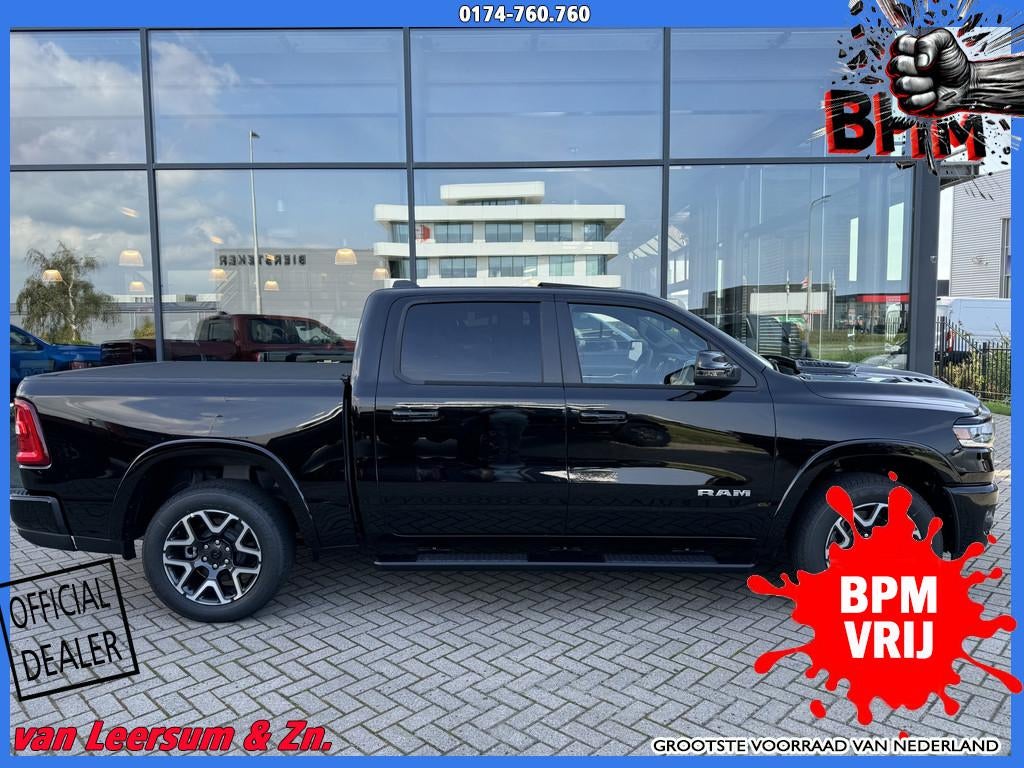 Dodge Ram 1500 Laramie Sport 425PK | Pano | Alpine | Achteru, Automaat, 3500 kg, Zwart, 2993 cc