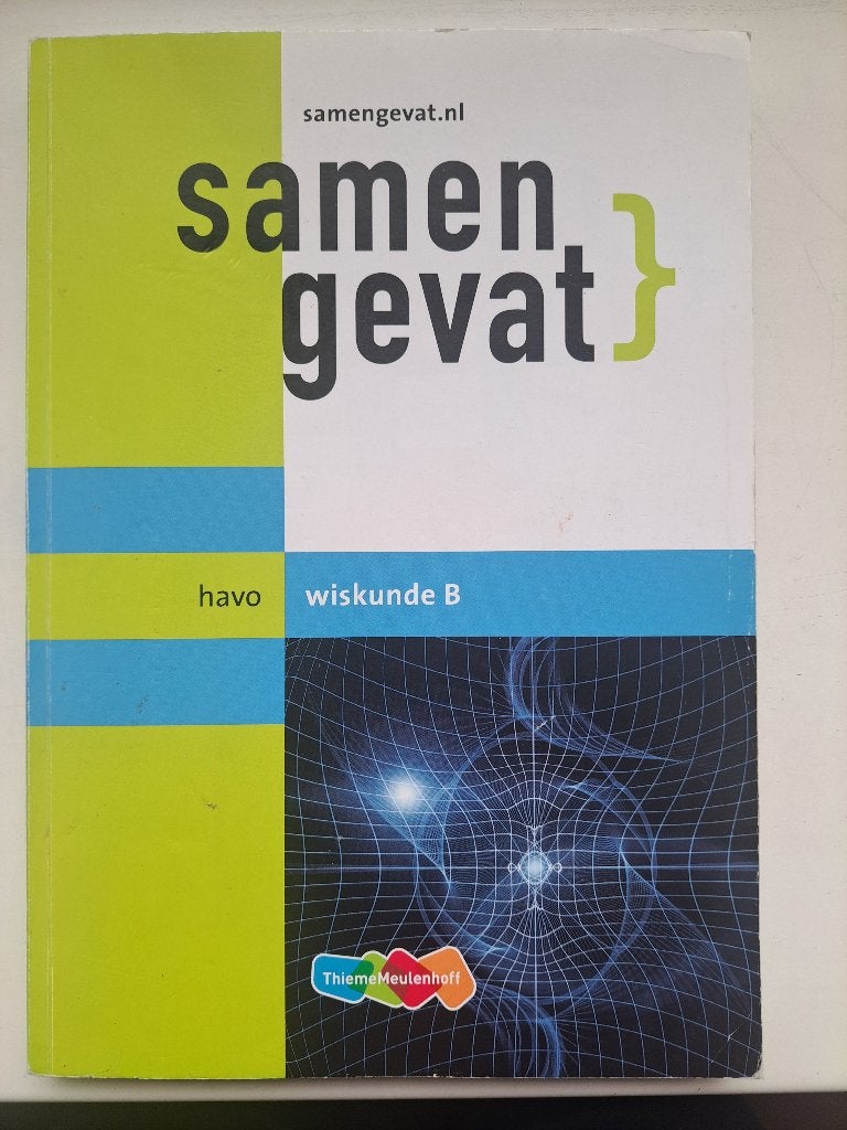Havo Samengevat wiskunde B, Boeken, Schoolboeken, HAVO, Ophalen of Verzenden, Zo goed als nieuw, Wiskunde B
