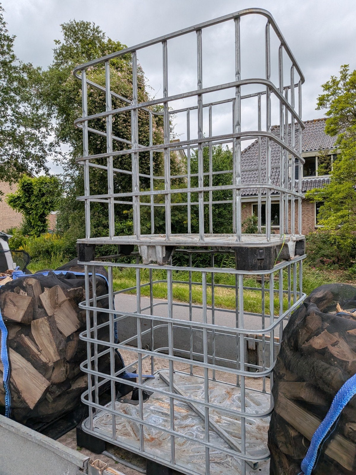 6 IBC-containers (leeg) - Ideaal voor opslag of projecten, Ophalen of Verzenden