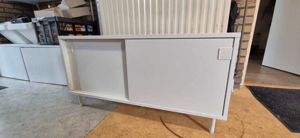 Witte ikea mackapar kast/zitbank, Huis en Inrichting, Ophalen, Overige materialen, 100 tot 150 cm, 25 tot 50 cm