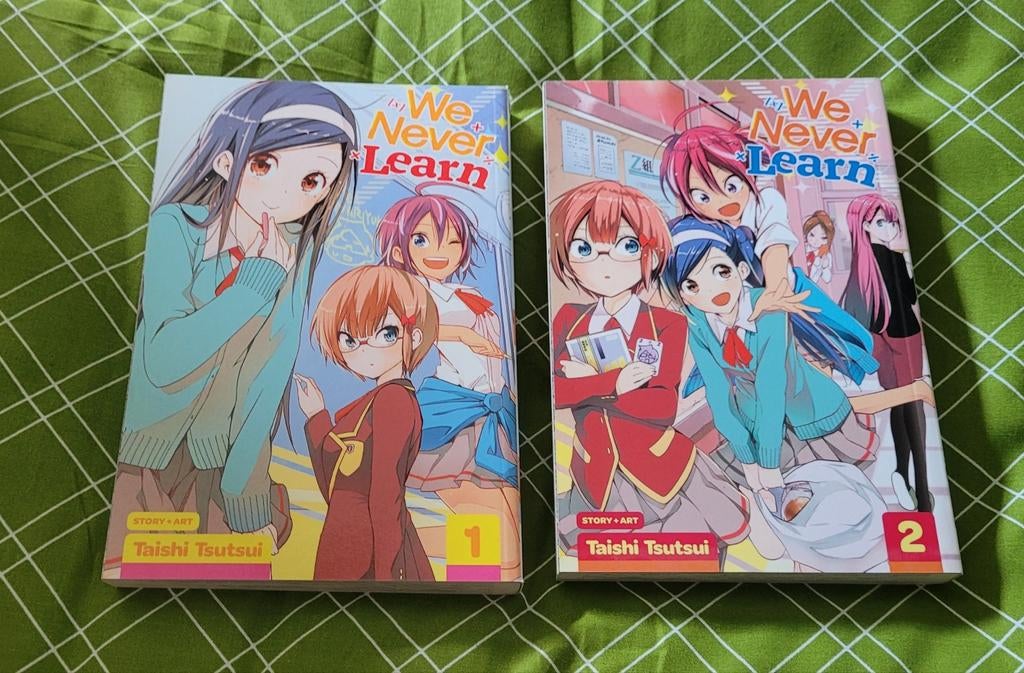 Manga's We never learn vol. 1 en 2, Meerdere comics, Ophalen of Verzenden, Zo goed als nieuw, Japan (Manga)