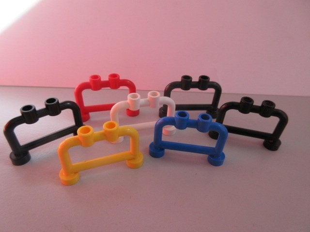 nr. 8454, 7 Hekjes, 4083 bar 1x4x2, Ophalen of Verzenden, Zo goed als nieuw, Complete set, Lego
