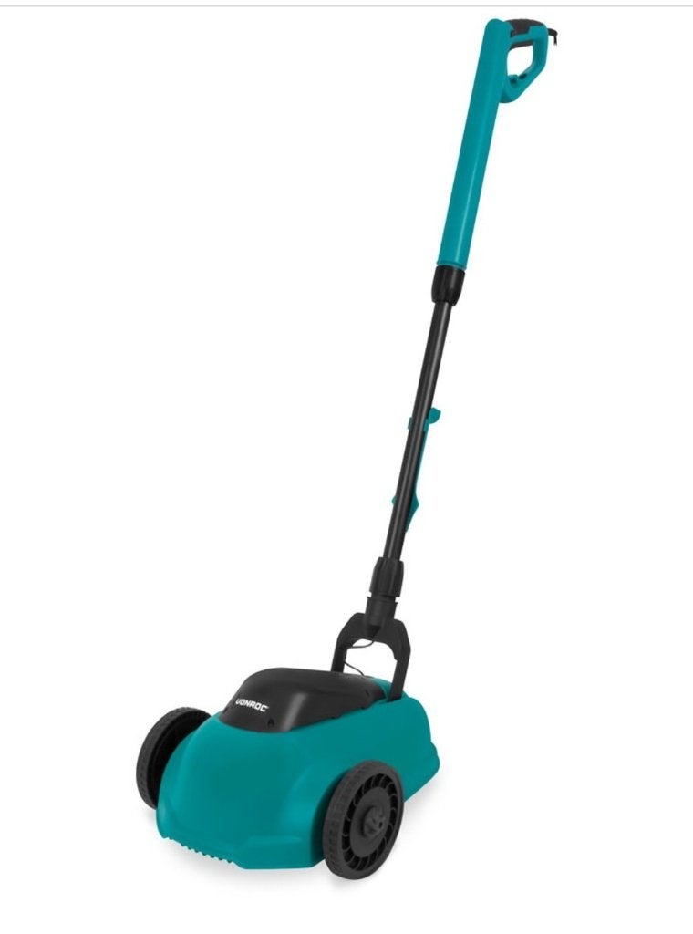 Vonroc mini grasmaaier, Tuin en Terras, Grasmaaiers, Elektrische grasmaaier, Minder dan 30 cm, Mulchfunctie, Zo goed als nieuw