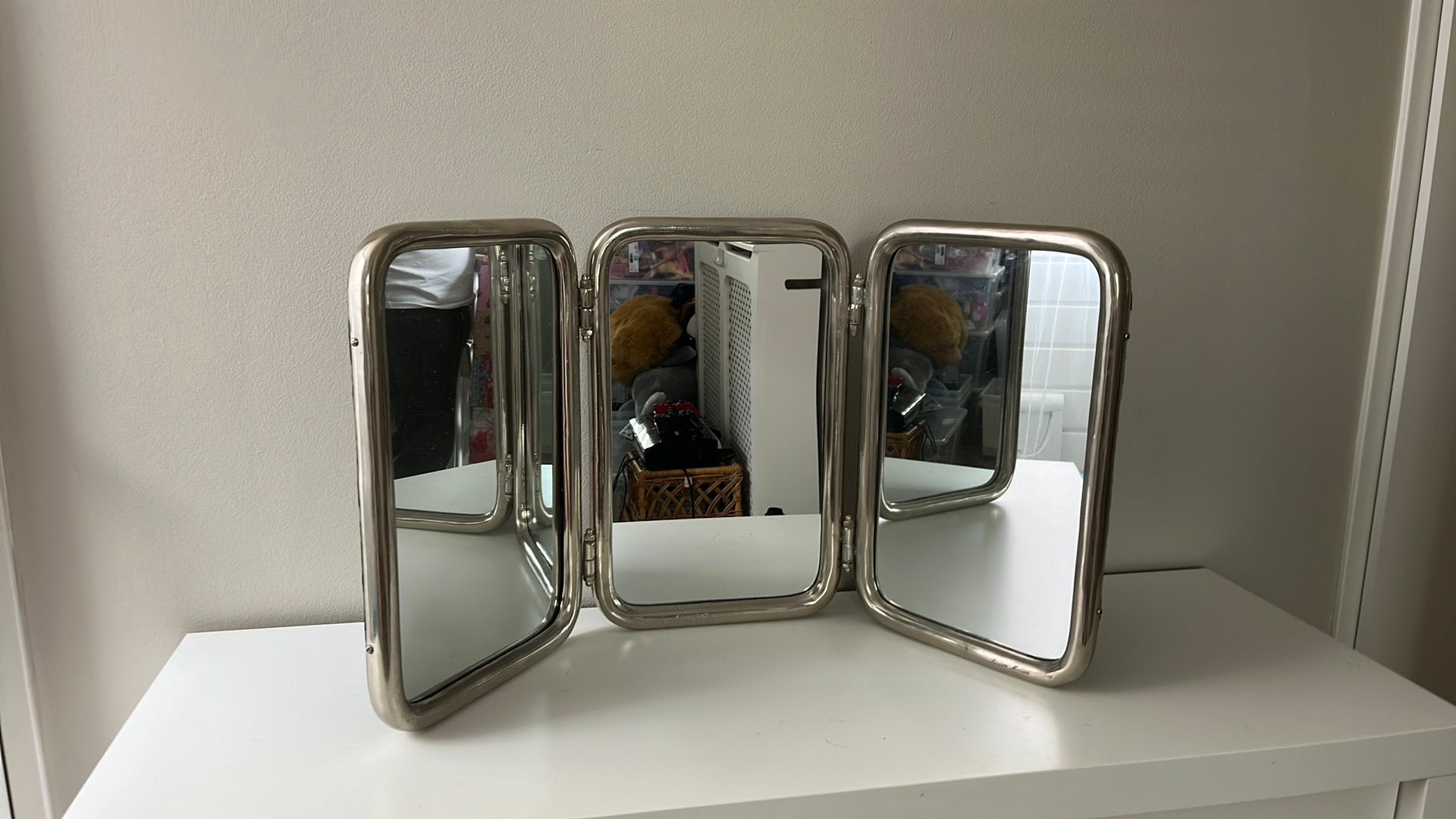 Rivièra Maison Spiegel Drieluik, Ophalen, Minder dan 50 cm, Zo goed als nieuw, Minder dan 100 cm