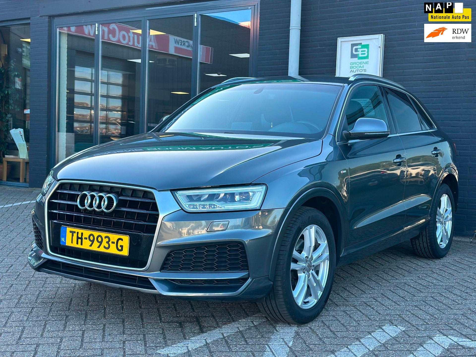 Audi Q3 1.4 TFSI CoD Sport Advance Sport/LEDER/NAVI/NL-AUTO, Auto's, 1380 kg, Euro 6, 4 cilinders, 150 pk