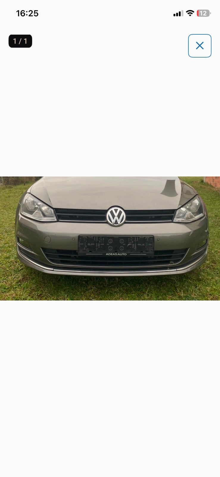 Gezocht voorbumper golf 7 2,0 TDI variant, Ophalen of Verzenden, Voor, Bumper