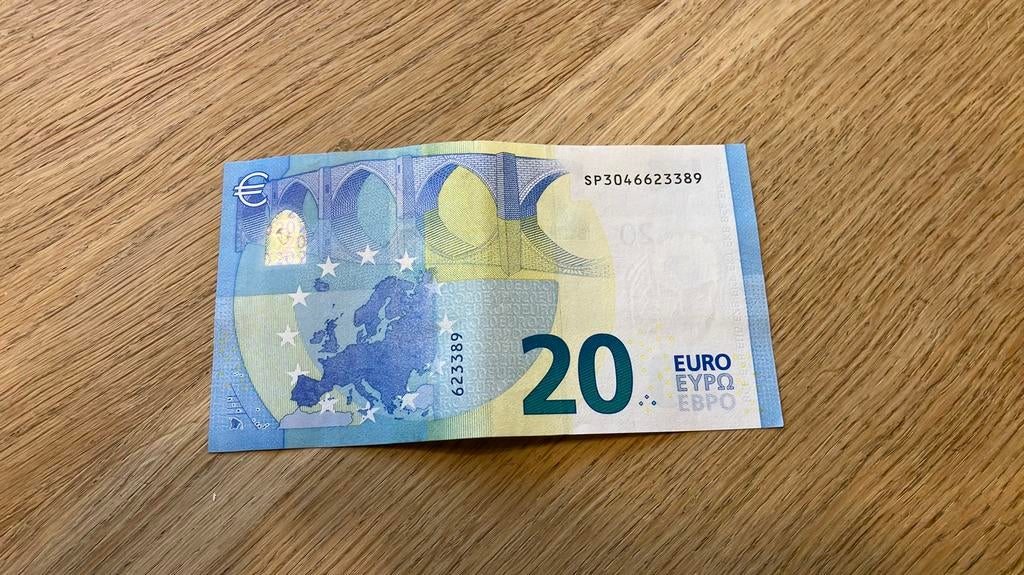 €20 Lagarde - Italie (SP) - aUNC, Postzegels en Munten, Bankbiljetten | Europa | Eurobiljetten, Ophalen of Verzenden, Italië, 100 euro