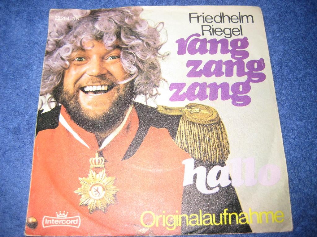 Friedhelm Riegel: Rang Zang Zang (128), Ophalen of Verzenden, Zo goed als nieuw, Single