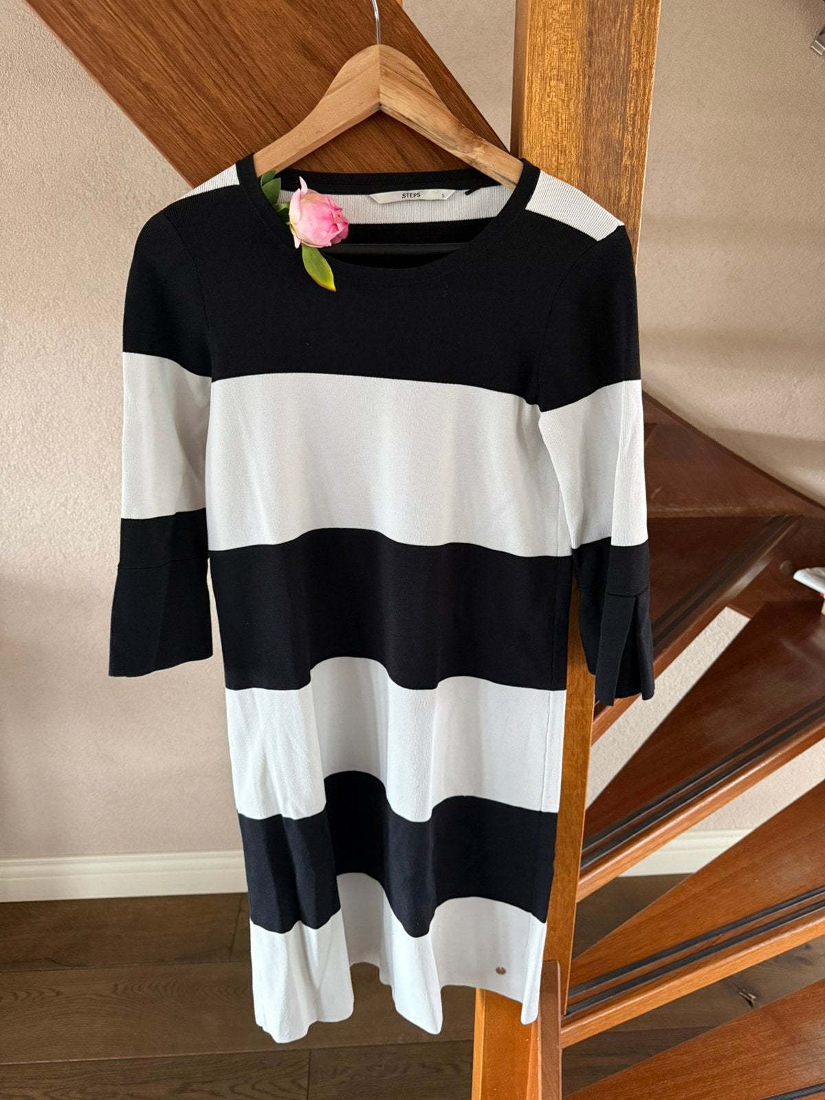 Steps jurk Maat:S, Kleding | Dames, Jurken, Ophalen of Verzenden, Maat 36 (S), Zwart
