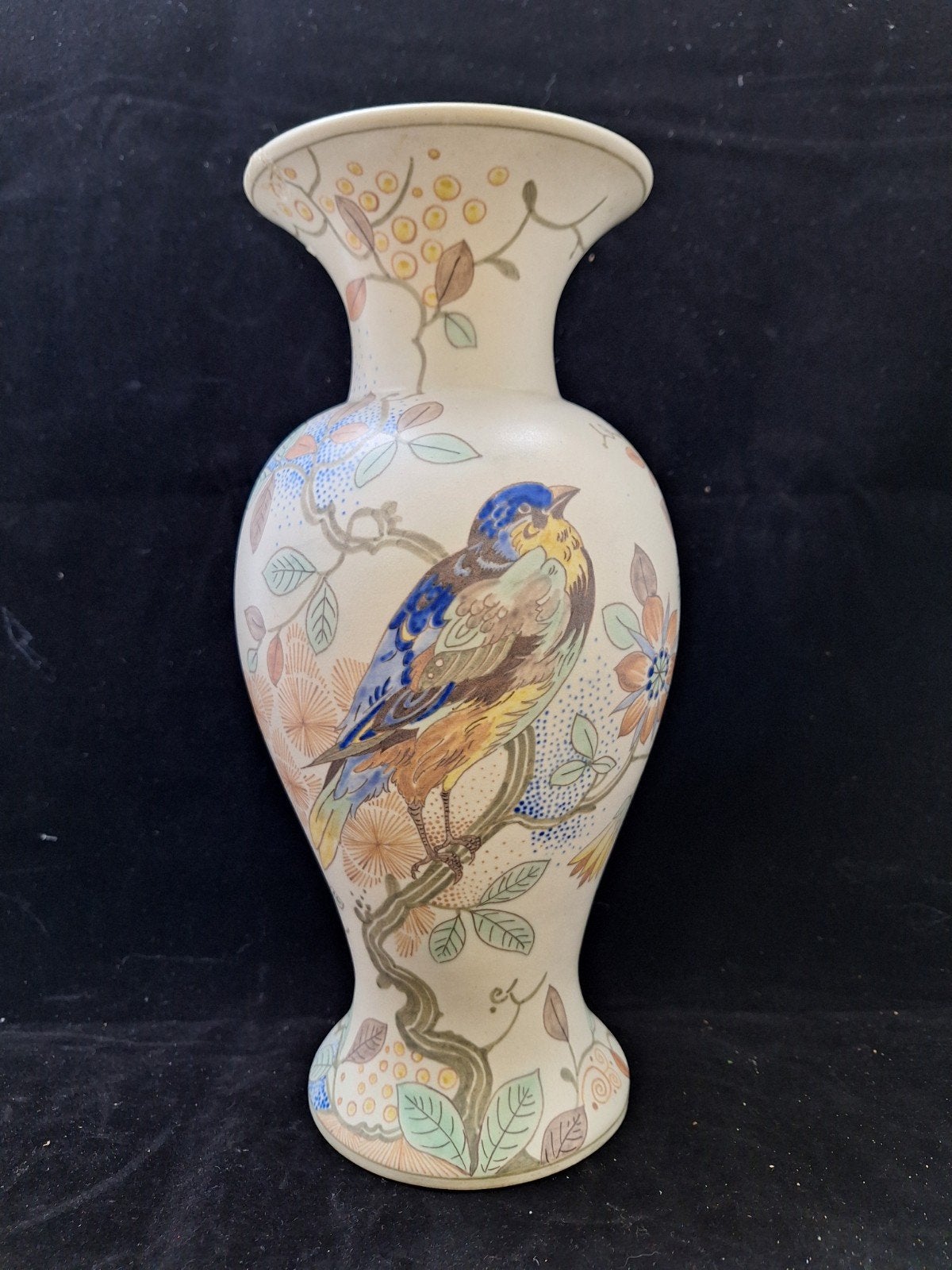Grote vaas Zuid holland mat vogel, Antiek en Kunst, Antiek | Keramiek en Aardewerk, Ophalen